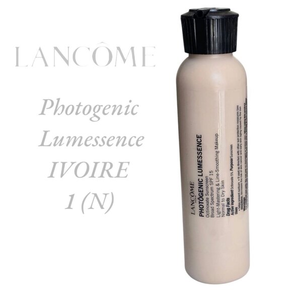 Lancome Photogenic Lumessence Foundation IVOIRE 1 (N) JUMBO PRO SIZE 3.71 FL OZ - Picture 1 of 2